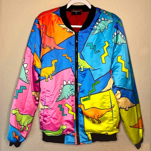 FreshHoods Dino Bomber Jacket - Picture 1 of 3